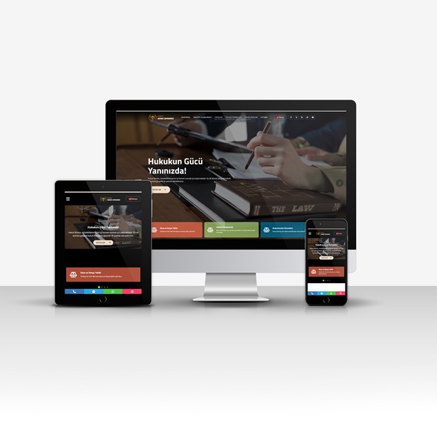 Hukuk & Avukatlık Web Sitesi Çözümü