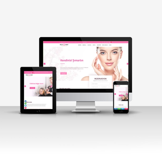 Kuaför & Güzellik Merkezi Web Sitesi Çözümü