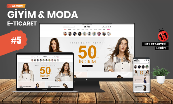 Giyim & Moda E-ticaret Sitesi V5