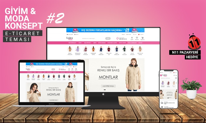 Giyim & Moda E-ticaret Sitesi V2