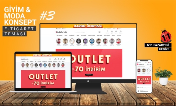 Giyim & Moda E-ticaret Sitesi V3