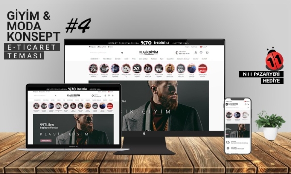 Giyim & Moda E-ticaret Sitesi V4