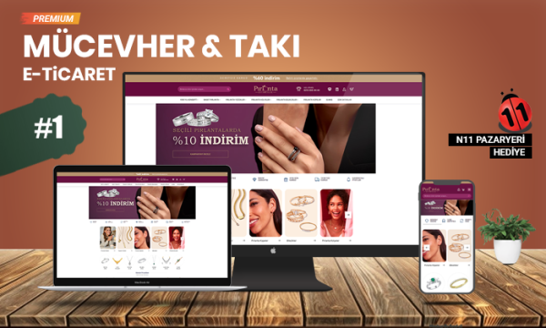 Mücevher & Takı E-Ticaret Sitesi V1