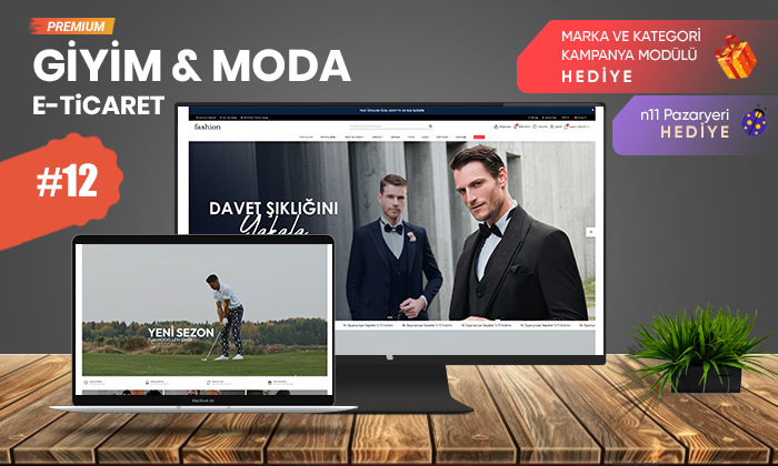 Giyim & Moda E-ticaret Sitesi V12