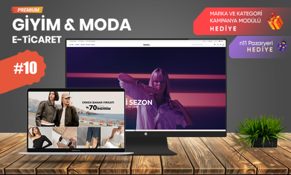 Giyim & Moda E-ticaret Sitesi V10