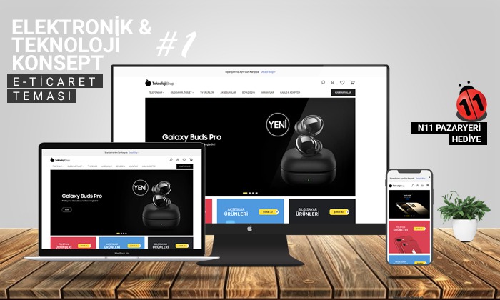 Teknoloji & Elektronik Satış E-Ticaret Sitesi V1