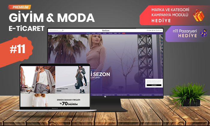 Giyim & Moda E-ticaret Sitesi V11