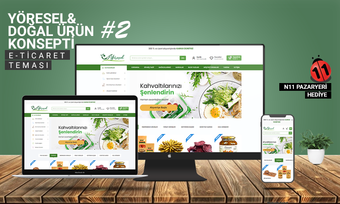 Yöresel & Doğal Ürün E-ticaret Sitesi V2