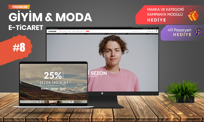 Giyim & Moda E-ticaret Sitesi V8