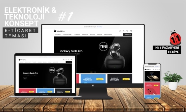 Teknoloji & Elektronik Satış E-Ticaret Sitesi V1