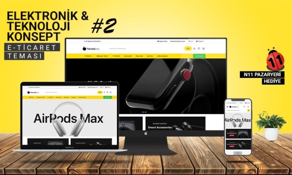 Teknoloji & Elektronik Satış E-Ticaret Sitesi V2