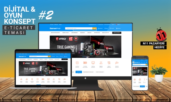 Dijital & Oyun E-Ticaret Sitesi V2