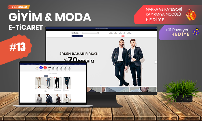 Giyim & Moda E-ticaret Sitesi V13