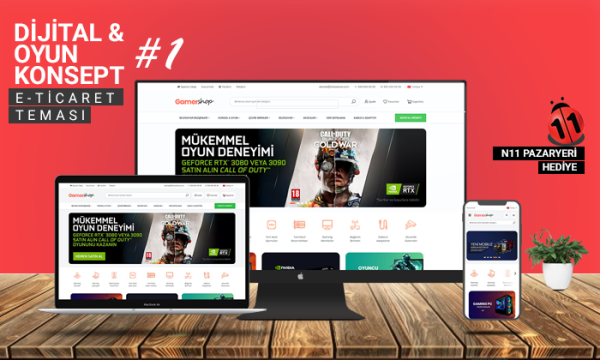 Dijital & Oyun E-Ticaret Sitesi V1