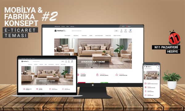 Mobilya Satış E-ticaret Sitesi V2